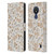 Anis Illustration Mix Pattern Romantic Neutrals Leather Book Wallet Case Cover For Nokia C21