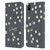 Monika Strigel Happy Daisy Grey Leather Book Wallet Case Cover For Apple iPhone XR