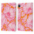 Micklyn Le Feuvre Flora And Fauna Hot Pink Orange Poppy Floral Leather Book Wallet Case Cover For Apple iPad Pro 11 2020 / 2021 / 2022