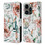 Anis Illustration Bloomers White Leather Book Wallet Case Cover For Apple iPhone 14 Pro