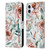 Anis Illustration Bloomers White Leather Book Wallet Case Cover For Apple iPhone 16 Plus