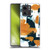 Haley Bush Pattern Painting Abstract Navy Gold White Soft Gel Case for Motorola Edge (2023)