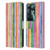 Ninola Colorful Geometric Rainbow Stripes Leather Book Wallet Case Cover For OPPO Reno11 F 5G / F25 Pro 5G