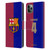 FC Barcelona 2024/25 Players Home Kit Ronald Araújo Leather Book Wallet Case Cover For Apple iPhone 11 Pro Max
