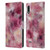 Ninola Colourful Patterns Pink Marble Leather Book Wallet Case Cover For LG K22