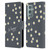 Monika Strigel Happy Daisy Grey Leather Book Wallet Case Cover For OnePlus 9