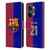 FC Barcelona 2024/25 Players Home Kit Frenkie de Jong Leather Book Wallet Case Cover For OnePlus Nord 3 5G