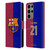 FC Barcelona 2024/25 Players Home Kit Frenkie de Jong Leather Book Wallet Case Cover For Samsung Galaxy S23 Ultra 5G