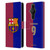 FC Barcelona 2024/25 Players Home Kit Robert Lewandowski Leather Book Wallet Case Cover For Sony Xperia Pro-I