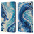 Shambhala Light Visionary Art Ethereal Graphics Blue Dragon Wave Leather Book Wallet Case Cover For Amazon Fire 7 2022