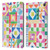 Ninola Colourful Prints Geometric Patchwork Leather Book Wallet Case Cover For Amazon Fire Max 11 2023