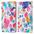 Ninola Colourful Prints Pink Scribbles Leather Book Wallet Case Cover For Amazon Fire Max 11 2023