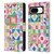 Ninola Colourful Prints Geometric Patchwork Leather Book Wallet Case Cover For Google Pixel 8