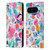 Ninola Colourful Prints Pink Scribbles Leather Book Wallet Case Cover For Google Pixel 9 / Pixel 9 Pro