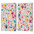 Ninola Colourful Prints Pink Floral Leather Book Wallet Case Cover For Apple iPad 10.9 (2022)