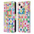 Ninola Colourful Prints Geometric Patchwork Leather Book Wallet Case Cover For Apple iPhone 13