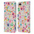 Ninola Colourful Prints Pink Floral Leather Book Wallet Case Cover For Apple iPhone 7 Plus / iPhone 8 Plus