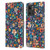 Ninola Colourful Prints Blue Floral Leather Book Wallet Case Cover For Motorola Moto Edge 40