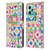 Ninola Colourful Prints Geometric Patchwork Leather Book Wallet Case Cover For Xiaomi Redmi Note 12 5G