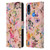 Ninola Flower Patterns Wild Grasses Pink Leather Book Wallet Case Cover For Motorola Moto E7 Power / Moto E7i Power