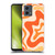 Kierkegaard Design Studio Retro Abstract Patterns Tangerine Orange Tone Soft Gel Case for Motorola Moto G (2023)