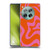 Kierkegaard Design Studio Retro Abstract Patterns Hot Pink Orange Swirl Soft Gel Case for OnePlus 12