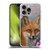 Ash Evans Animals Fox Peonies Soft Gel Case for Apple iPhone 16 Pro Max