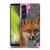 Ash Evans Animals Fox Peonies Soft Gel Case for Sony Xperia 1 VI 5G