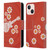 The Monkees Graphics Pattern In Red Leather Book Wallet Case Cover For Apple iPhone 13 Mini