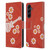 The Monkees Graphics Pattern In Red Leather Book Wallet Case Cover For Samsung Galaxy A55 5G