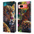Michael David Ward Animals Reclining Leopard Leather Book Wallet Case Cover For Google Pixel 7a