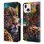 Michael David Ward Animals Reclining Leopard Leather Book Wallet Case Cover For Apple iPhone 13 Mini