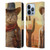 Michael David Ward Animals Kitty Cowboy Leather Book Wallet Case Cover For Apple iPhone 13 Pro