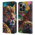 Michael David Ward Animals Reclining Leopard Leather Book Wallet Case Cover For Apple iPhone 14 Pro