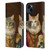 Michael David Ward Animals Fancy Cats Leather Book Wallet Case Cover For Apple iPhone 15 Plus