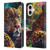 Michael David Ward Animals Reclining Leopard Leather Book Wallet Case Cover For Apple iPhone 16