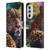 Michael David Ward Animals Reclining Leopard Leather Book Wallet Case Cover For Motorola Edge X30