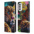 Michael David Ward Animals Reclining Leopard Leather Book Wallet Case Cover For Motorola Moto G52