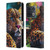 Michael David Ward Animals Reclining Leopard Leather Book Wallet Case Cover For OnePlus 10 Pro