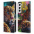 Michael David Ward Animals Reclining Leopard Leather Book Wallet Case Cover For Samsung Galaxy S22 5G