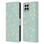 Monika Strigel Happy Daisy Mint Leather Book Wallet Case Cover For Samsung Galaxy M33 (2022)