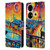 Michael David Ward Psychedelic Art Midnight Cat In Paris Leather Book Wallet Case Cover For Huawei P50