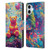 Michael David Ward Psychedelic Art Teddy Bear In Wonderland Leather Book Wallet Case Cover For Apple iPhone 16 Plus