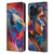 Michael David Ward Psychedelic Art Eagle Leather Book Wallet Case Cover For Apple iPhone 16 Pro Max
