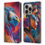 Michael David Ward Psychedelic Art Eagle Leather Book Wallet Case Cover For Apple iPhone 16 Pro