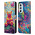 Michael David Ward Psychedelic Art Teddy Bear In Wonderland Leather Book Wallet Case Cover For Motorola Edge X30