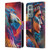 Michael David Ward Psychedelic Art Eagle Leather Book Wallet Case Cover For OnePlus 9