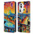 Michael David Ward Psychedelic Art Midnight Cat In Paris Leather Book Wallet Case Cover For OPPO Reno11