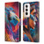 Michael David Ward Psychedelic Art Eagle Leather Book Wallet Case Cover For OPPO Reno12 5G