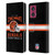 NFL Cincinnati Bengals Graphics Helmet Typography Leather Book Wallet Case Cover For Motorola Edge 50 Fusion